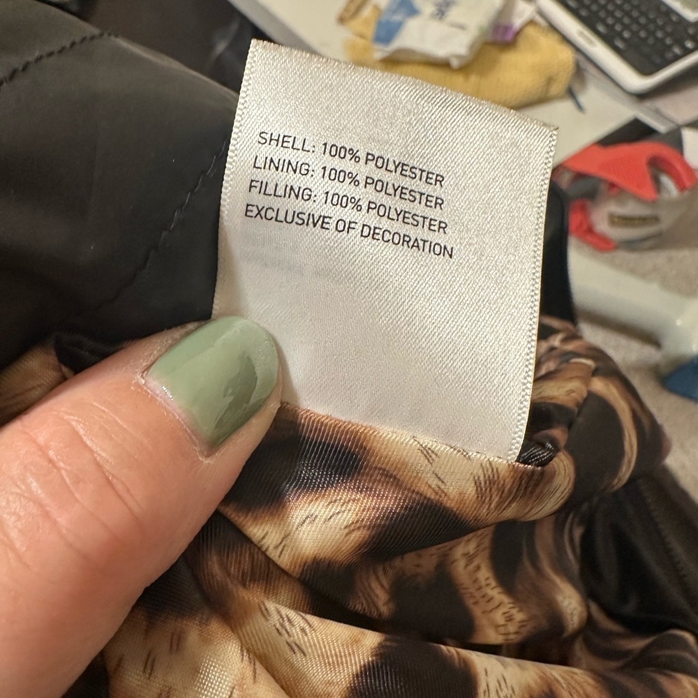 Laundry By Shelli Segal Black Quilted Puffer Jacket - Picture 5 of 5